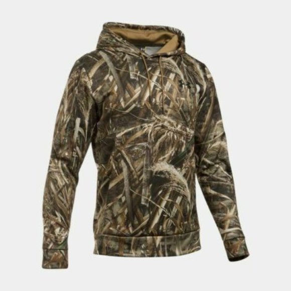 Under Armour Other - UA Camo Hoodie Realtree Brown Storm Coldgear Small